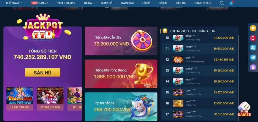 Hoàn trả nổ hũ hàng tuần